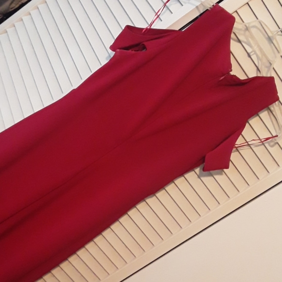 Red Dress with mesh - Picture 7 of 8